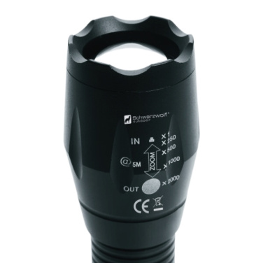 Logotrade advertising product image of: Flashlight ANTELAO Schwarzwolf